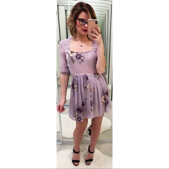Reformation Dresses & Skirts - Reformation Purple Floral Mini Dress